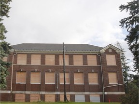 The former Grant School has been boarded up since the non-orofit group trying to convert it into a francophone community centre ran out of money. The province has now promised $8.95 million to complete the project.
