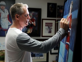 Ottawa artist Tony Harris has recently completed his epic commission from the NHL: paintings of the league's 100 greatest players, which will hang in the Aberdeen Pavillion during the upcoming Winter Classic at TD Place.