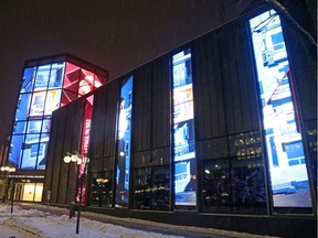 NAC will be showing off their new glass tower on New Year's Eve. They have been testing it with lanterns during the evenings.