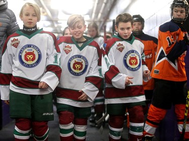 Finland's team, Karhu-Kissat, which went down 3-2 to the Leitrim Hawks, still came off the ice in high spirits.