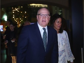 Bill Daly of the NHL walks the red carpet prior to the Hockey Hall of Fame induction ceremony at Brookfield Place on November 13, 2017 in Toronto.