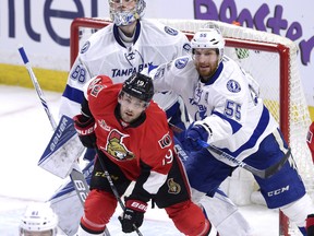The Senators and Lightning do battle in Florida on Thursday night. (THE CANADIAN PRESS)