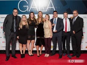Campanale Homes celebrate their win at the GOHBA Housing Design Awards in October.