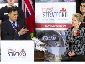 Economic Development Minister Brad Duguid (left). (POSTMEDIA NETWORK)