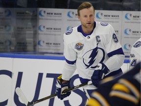 Steven Stamkos leads the league with 21 power-play points.