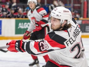 Ottawa 67's forward Tye Felhaber got his start skating on a frozen creek near the family farm.