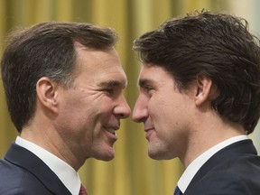 Bill Morneau and Justin Trudeau faced ethical and policy problems in 2017. But they won't face voters until 2019.