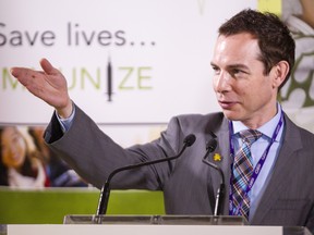 Alex Munter, president and CEO of the Children's Hospital of Eastern Ontario speaks during a funding announcement at CHEO  in  2015. (
