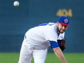 The Ottawa Champions' Austin Chrismon is a former Can-Am League pitcher of the year.