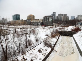 The LeBreton Flats in Ottawa on Friday, January 12, 2018.