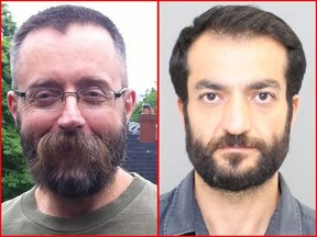 Andrew Kinsman, left, and Selim Esen.