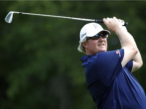 Professional golfer, Brad Fritsch, was on hand for a pro-am tournament at Rideau View Golf Club Monday, August 19, 2013.