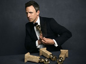 Your host, Seth Meyers. Try not to fall asleep.