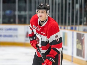 Merrick Rippon was acquired by the 67's earlier this month from the OHL's Mississauga Steelheads. Valerie Wutti/Blitzen Photography/OSEG