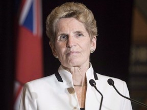 Ontario Premier Kathleen Wynne