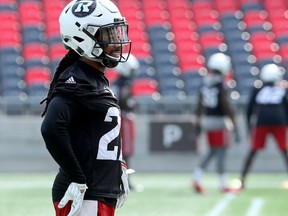 Defensive back Sherrod Baltimore was signed by the Redblacks afrter participating in an open tryout camp in the U.S. Julie Oliver/Postmedia