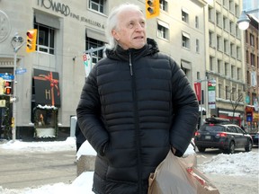 Cyril Winter a longtime protester against abortion, had the police descend upon him last week because he was carrying a sign that said, “Freedom of Expression and Religion, No Censorship.”