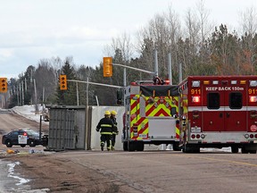 One fatality has been confirmed by the OPP as a result of a two-vehicle collision at the intersection of Highway 17 and B-Line Road.