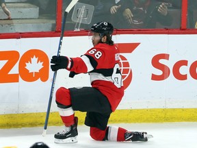 The Senators received offers for many players, like Mike Hoffman, but none were up to GM Pierre Dorion's standards.   (THE CANADIAN PRESS)