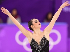 Kaetlyn Osmond competes in the women's single skating free skate on Friday.