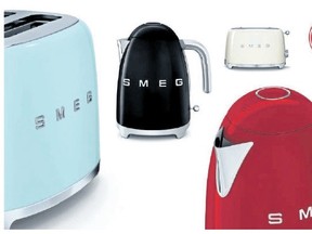 You’re so ‘50s! Colour your kitchen with Smeg appliances from Italy.