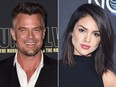 Josh Duhamel and Eiza Gonzalez. (Getty Images)