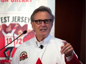 Paul Henderson appears at a Hockey Hall of Fame event in Toronto in September.