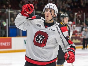 Sasha Chmelevski of the Ottawa 67's.