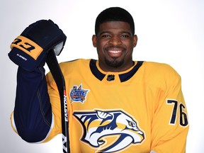 P. K. Subban of the Nashville Predators. (MIKE EHRMANN/Getty Images)