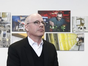 Iain Stewart, President of the National Research Council Canada, talks to Postmedia in Ottawa Thursday March 8, 2018.