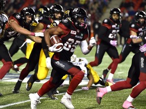 Ottawa Redblacks wide receiver Diontae Spencer is eager to improve even more in the 2018 season. (THE CANADIAN PRESS)