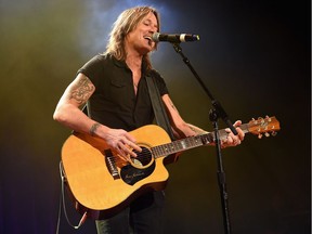 NASHVILLE, TN - JANUARY 22:  Keith Urban performs onstage during the Bobby Bones & The Raging Idiots' Million Dollar Show for St. Jude at the Ryman Auditorium on January 22, 2018 in Nashville, Tennessee.