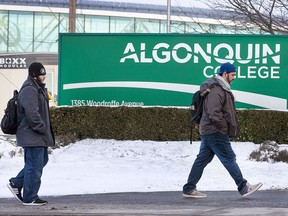 Students at Algonquin.