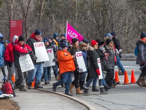 Carleton University support staff have gone on strike and are out on the picket lines for the foreseeable future with pensions being the major stumbling block.