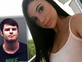Cayley Mandadi, 19, a cheerleader from Trinity University in San Antonio died on Halloween weekend and her boyfriend, Mark Howerton, has been charged with her rape and murder. (RadarOnline.com)