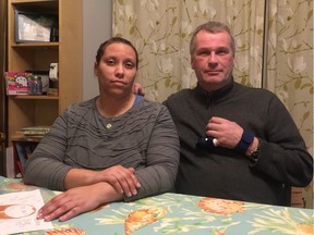Johanna Jenkins and her husband Terje Hanssen. Jenkins is a fisheries officer who has endured more than two years of messed up pay cheques due to Phoenix.
