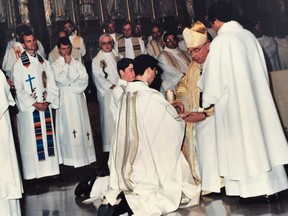 José Bettencourt is ordained a priest in 1993.