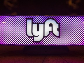 Ride sharing company Lyft has begun operating in Ottawa. Each driver will have this small illuminated sign displayed on the dash of their vehicle.