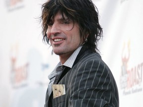 Musician Tommy Lee arrives at the Comedy Central Roast of Pamela Anderson at Sony Studios on August 7, 2005 in Culver City, Calif.