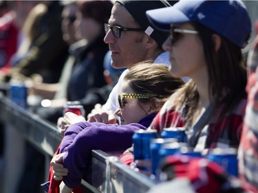 Fans got to watch the Ottawa Fury FC host the North Carolina FC in some warm sunshine at the Furry's home opener Saturday April 21, 2018 at TD Place.