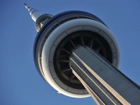 The CN Tower in downtown Toronto (AFP/Getty Images)