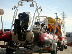 Water rescue vehicle.