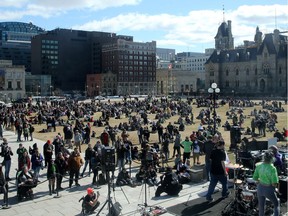 It was the annual 4/20 rally on Parliament Hill Friday as hundreds gathered to smoke pot and celebrate cannabis culture. Organizers of this year's rally say it's a celebration and a protest: a celebration for the forthcoming legalization of pot this summer and a protest of the government's strict regulations surrounding that.