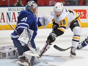 The Penguins' Derick Brassard has 22 goals and 55 points in 78 career playoff games.