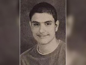 Alek Minassian from Thornlea Secondary School's yearbook.