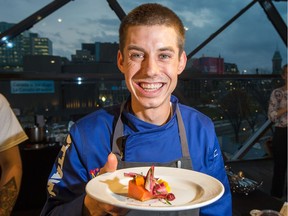 Chef Yannick Lasalle from Restaurant Les Fougeres prepared Pangnirtung Wild Arctic char as the 2017 Gold Medal Plates.