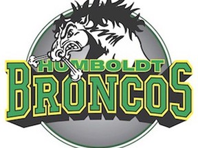 The team logo of the Humboldt Broncos of the Saskatchewan Junior Hockey League is shown in a handout. THE CANADIAN PRESS/HO