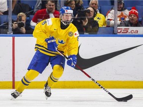 Swedish defenceman Rasmus Dahlin is widely acknowledged as the top prospect for the 2018 NHL draft. The Senators have a 13.5 per cent chance of winning the top selection in the draft lottery set for April 28.