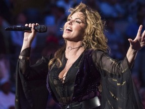 Shania Twain performs at the opening night ceremony of the U.S. Open tennis tournament at the USTA Billie Jean King National Tennis Center in New York on August 28, 2017. Shania Twain is taking the reins as host of this year's Canadian Country Music Awards. The Timmins, Ont.-raised country singer will oversee the big night in Hamilton on Sept. 9.