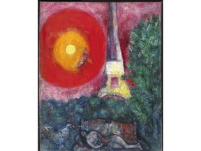 Marc Chagall The Eiffel Tower, 1929 Oil on canvas